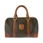 Celine Vintage Pre-owned Canvas handvskor Brown, Dam