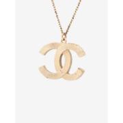 Chanel Vintage Pre-owned Metall chanel-smycken Yellow, Dam