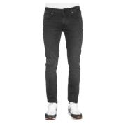 Antony Morato Svart Distressed Slim Fit Jeans Black, Herr