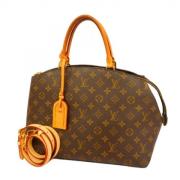 Louis Vuitton Vintage Pre-owned Tyg louis-vuitton-vskor Brown, Dam