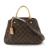 Louis Vuitton Vintage Pre-owned Canvas handvskor Brown, Dam