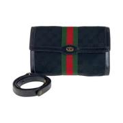 Gucci Vintage Pre-owned Canvas gucci-vskor Black, Dam