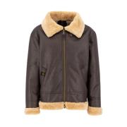 Alpha Industries Vintage Brown Flygjacka Montone B3 Brown, Herr