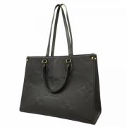 Louis Vuitton Vintage Pre-owned Laeder totevskor Black, Dam