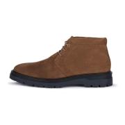 Boggi Milano Mocka Läder Ankelboots Brown, Herr