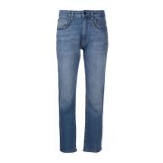 Love Moschino Blå Skinny Jeans Blue, Dam