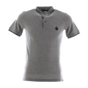 Dolce & Gabbana Herr Polo Shirt - Klassisk Stil Gray, Herr