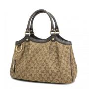 Gucci Vintage Pre-owned Canvas gucci-vskor Brown, Dam