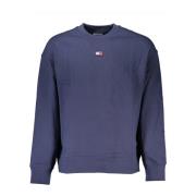 Tommy Hilfiger Blå Långärmad Sweatshirt med Logotyp Blue, Herr