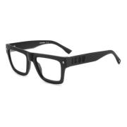 Dsquared2 Ikoniska Glasögon i Färg 003 Black, Unisex