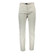 Gant Beige Bomull Jeans Byxa, 5-Ficka Beige, Herr