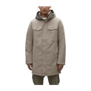 Ecoalf Vattentät Polyesterjacka Raineralf Beige, Herr