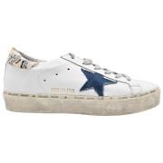 Golden Goose Vit Blå Jeans Stjärna Sneakers White, Dam