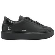 D.a.t.e. Svarta spegel-sneakers Black, Herr