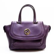 Gucci Vintage Pre-owned Laeder handvskor Purple, Dam