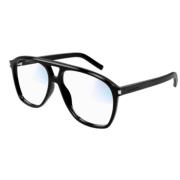 Saint Laurent Dune Läder Sandaler Black, Herr