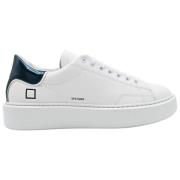 D.a.t.e. Spegel Vit Blå Sneakers White, Herr