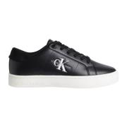 Calvin Klein Jeans Svarta låga fritidssneakers Black, Dam