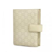 Gucci Vintage Pre-owned Laeder hem-och-kontorstillbehr Beige, Dam