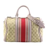 Gucci Vintage Pre-owned Canvas gucci-vskor Beige, Dam