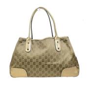 Gucci Vintage Pre-owned Canvas gucci-vskor Brown, Dam