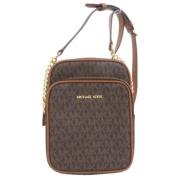 Michael Kors Pre-owned Pre-owned Plast axelremsvskor Brown, Dam