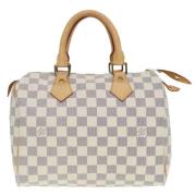 Louis Vuitton Vintage Pre-owned Canvas handvskor White, Dam