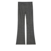 Zadig & Voltaire Antracit Rutig Kostymbyxor Gray, Dam