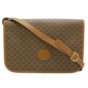 Gucci Vintage Pre-owned Canvas axelremsvskor Beige, Dam