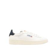 Autry Logo-applikation lädersneakers White, Herr