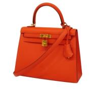 Hermès Vintage Pre-owned Laeder handvskor Orange, Dam