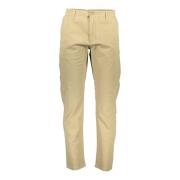 Dockers Beige Slim Byxor med Fickor Beige, Herr