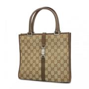 Gucci Vintage Pre-owned Canvas gucci-vskor Brown, Dam