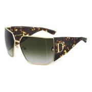 Dsquared2 Stiliga solglasögon i guld/svart Black, Unisex