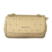 Valentino by Mario Valentino Beige Crossbody Väska med Kedja Beige, Da...