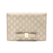 Gucci Vintage Pre-owned Laeder hem-och-kontorstillbehr Yellow, Dam