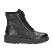 Caprice Svarta Casual Stängda Booties Kvinnor Black, Dam