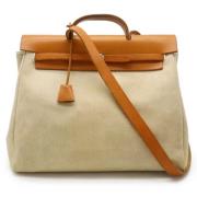 Hermès Vintage Pre-owned Canvas crossbodyvskor Brown, Dam