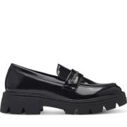 s.Oliver Svarta eleganta stängda loafers för kvinnor Black, Dam