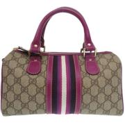 Gucci Vintage Pre-owned Tyg gucci-vskor Brown, Dam