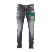 Dsquared2 Straight-Leg Jeans Black, Herr