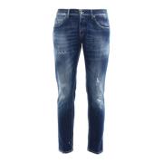 Dondup Slim-fit Jeans för den Moderna Mannen Blue, Herr