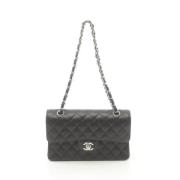 Chanel Vintage Pre-owned Tyg chanel-vskor Black, Dam