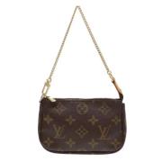 Louis Vuitton Vintage Pre-owned Canvas kuvertvskor Brown, Dam