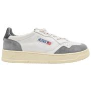 Autry Sneakers Low Man Goat Suede White, Herr