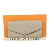 Louis Vuitton Vintage Pre-owned Laeder plnbcker Beige, Dam