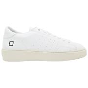 D.a.t.e. Vita Lädersneakers för Moderna Män White, Herr