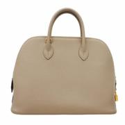 Hermès Vintage Pre-owned Laeder handvskor Beige, Dam