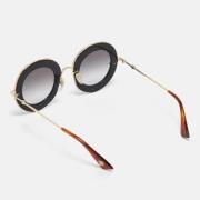 Gucci Vintage Pre-owned Acetat solglasgon Black, Dam