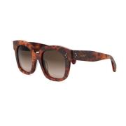 Celine Stiliga Cl4002Un Solglasögon Brown, Unisex